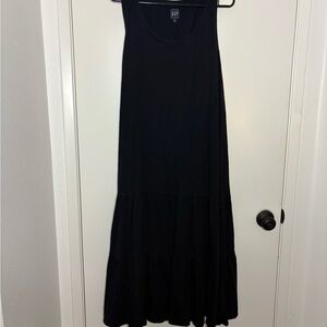 GAP Black Scoop Neck Sleeveless Sundress